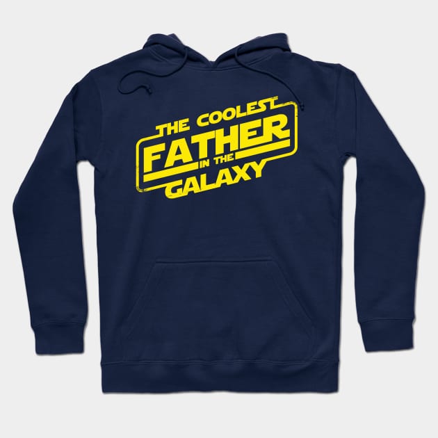 Coolest Dad Sci-fi Slogan Typography Best Dad Gift For Dads Fathers Hoodie by BoggsNicolas